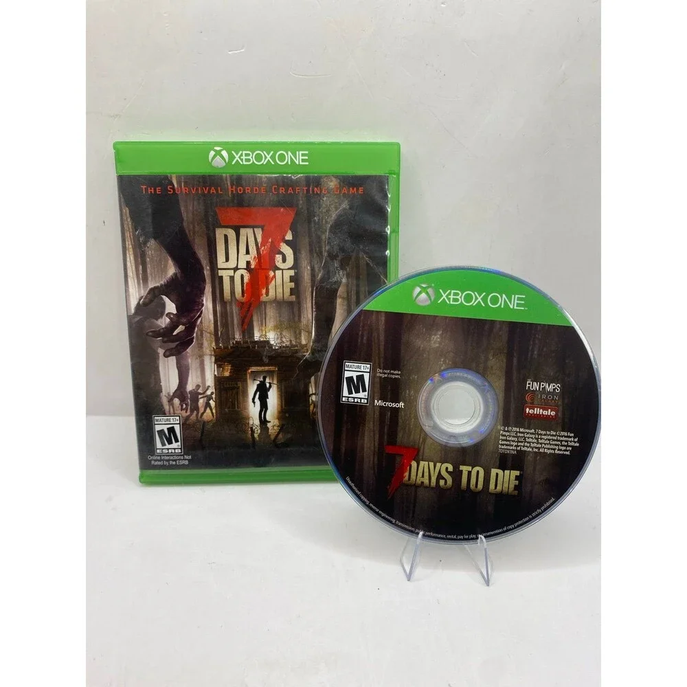 7 Days To Die Microsoft Xbox One Video Game horror Zombie CIB